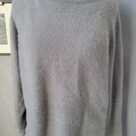 Z Supply Alexa Eyelash Pullover Sweater Gray M - Picture 3 of 14